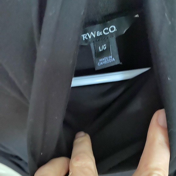 Black long sleeve top RW&Co - Picture 3 of 3